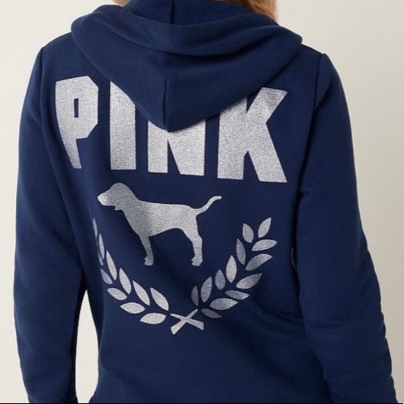 PINK Victoria's Secret Tops - VS Pink Fleece Zip Up Hoodie